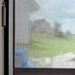 plastic window with mosquito net