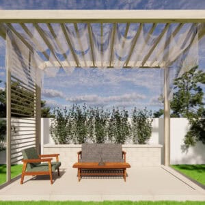 pergola-back-garden-with-gray-sofa